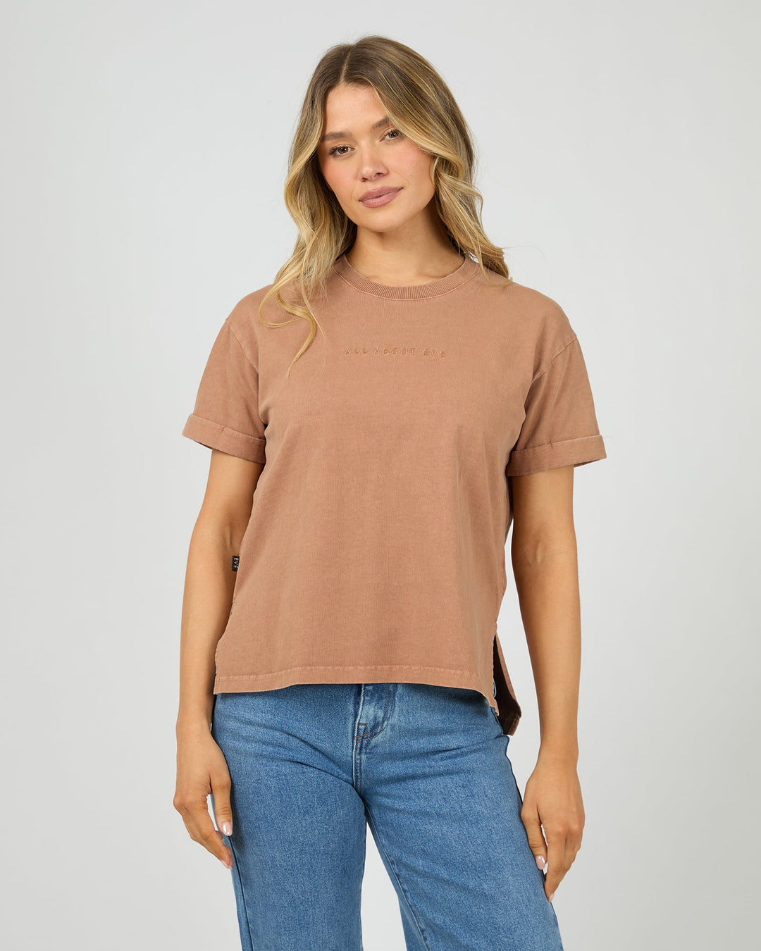 Aae Washed Tee Cinnamon