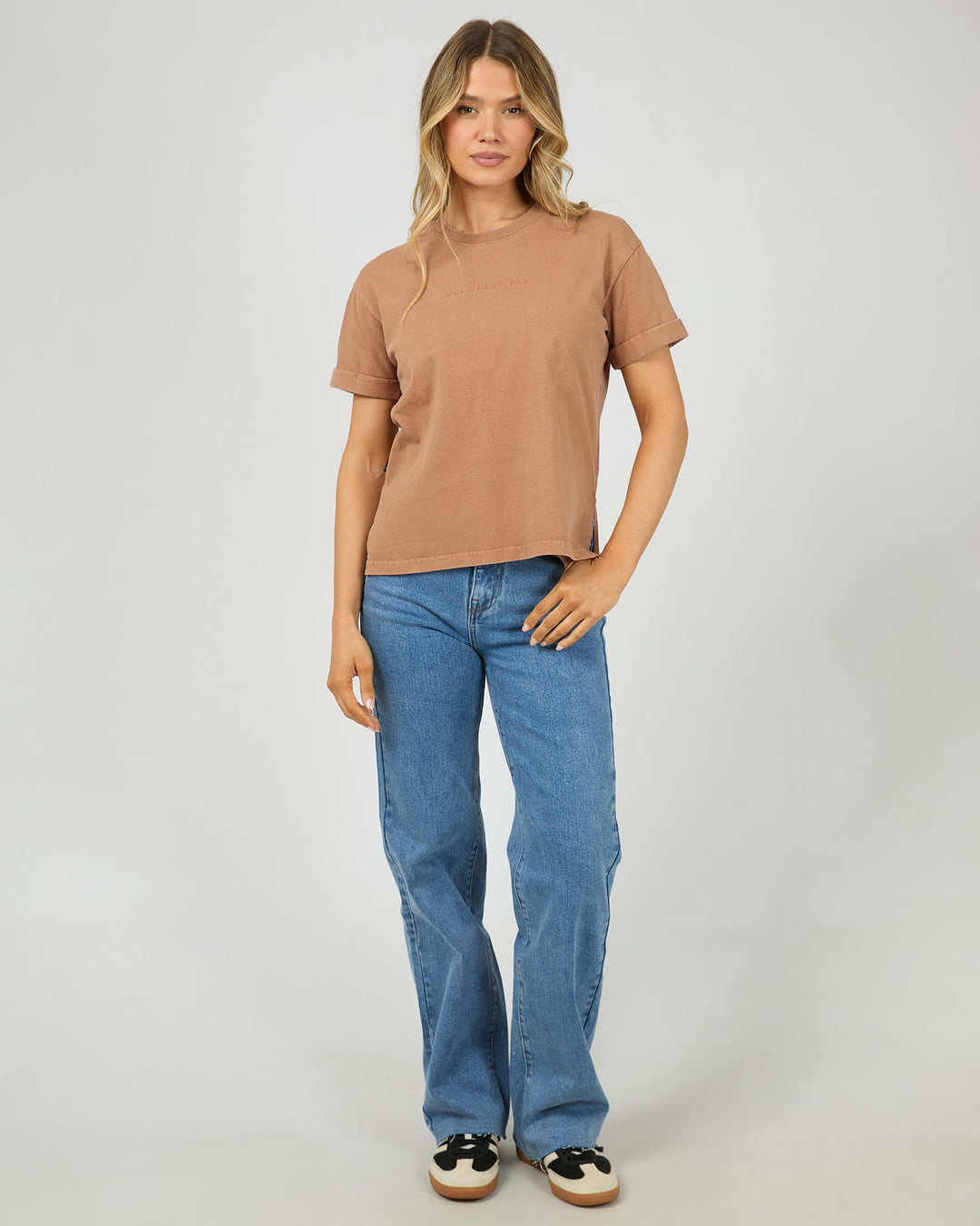 Aae Washed Tee Cinnamon