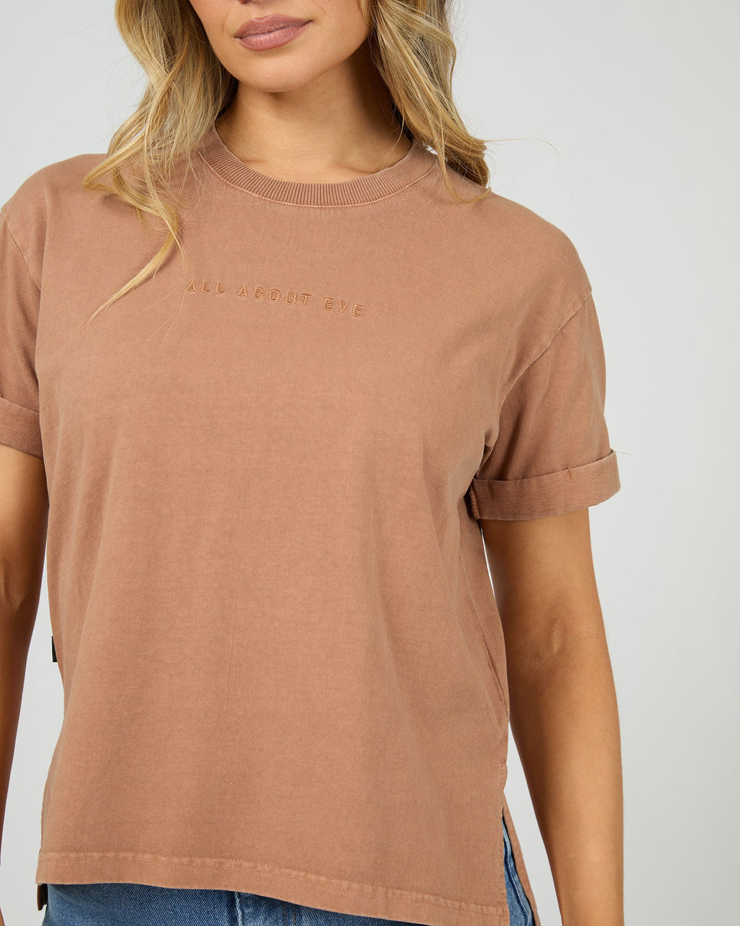Aae Washed Tee Cinnamon