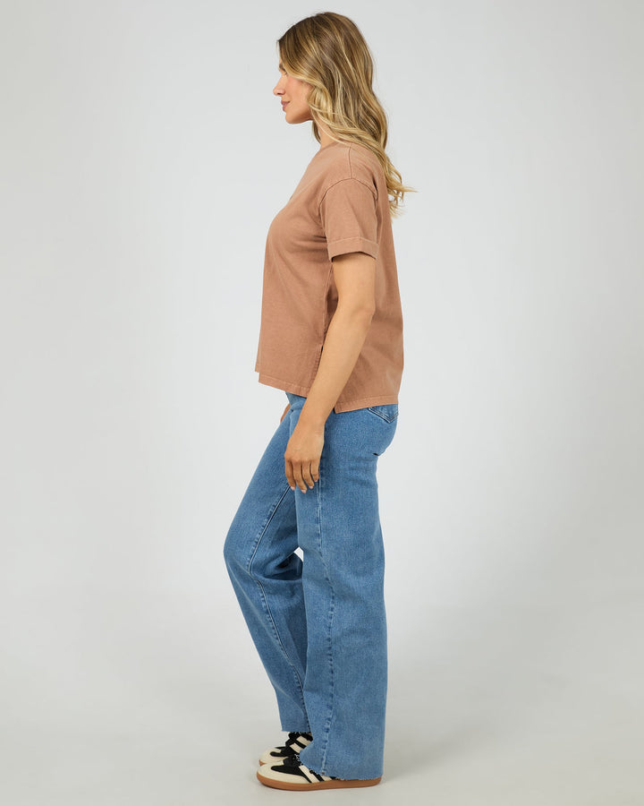 Aae Washed Tee Cinnamon