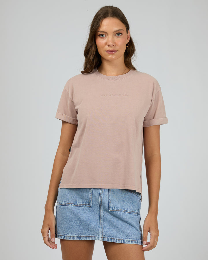 Aae Washed Tee Fawn