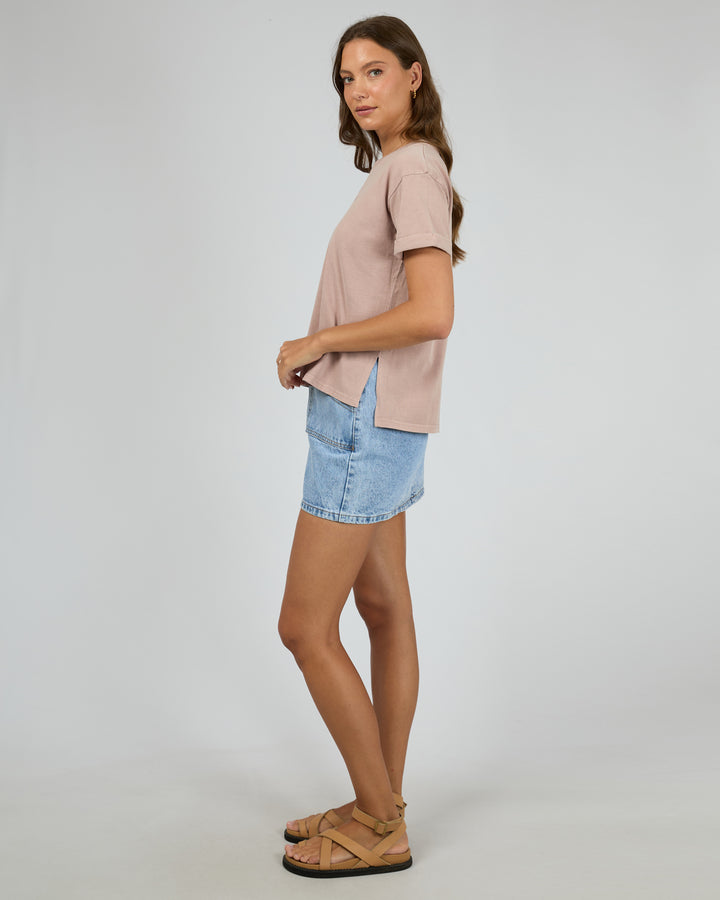 Aae Washed Tee Fawn
