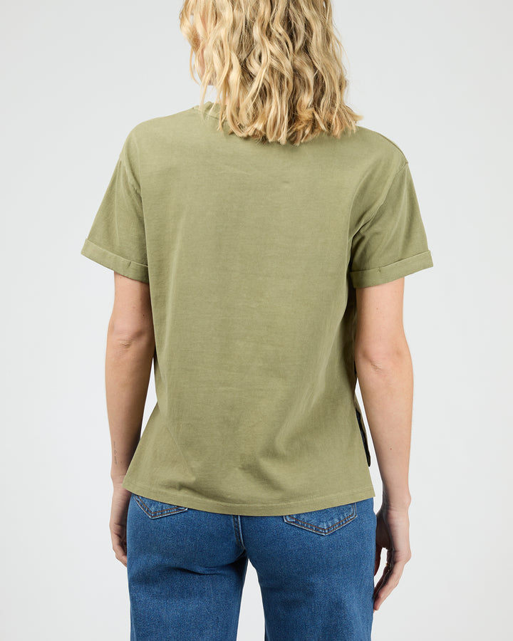 Aae Washed Tee Khaki