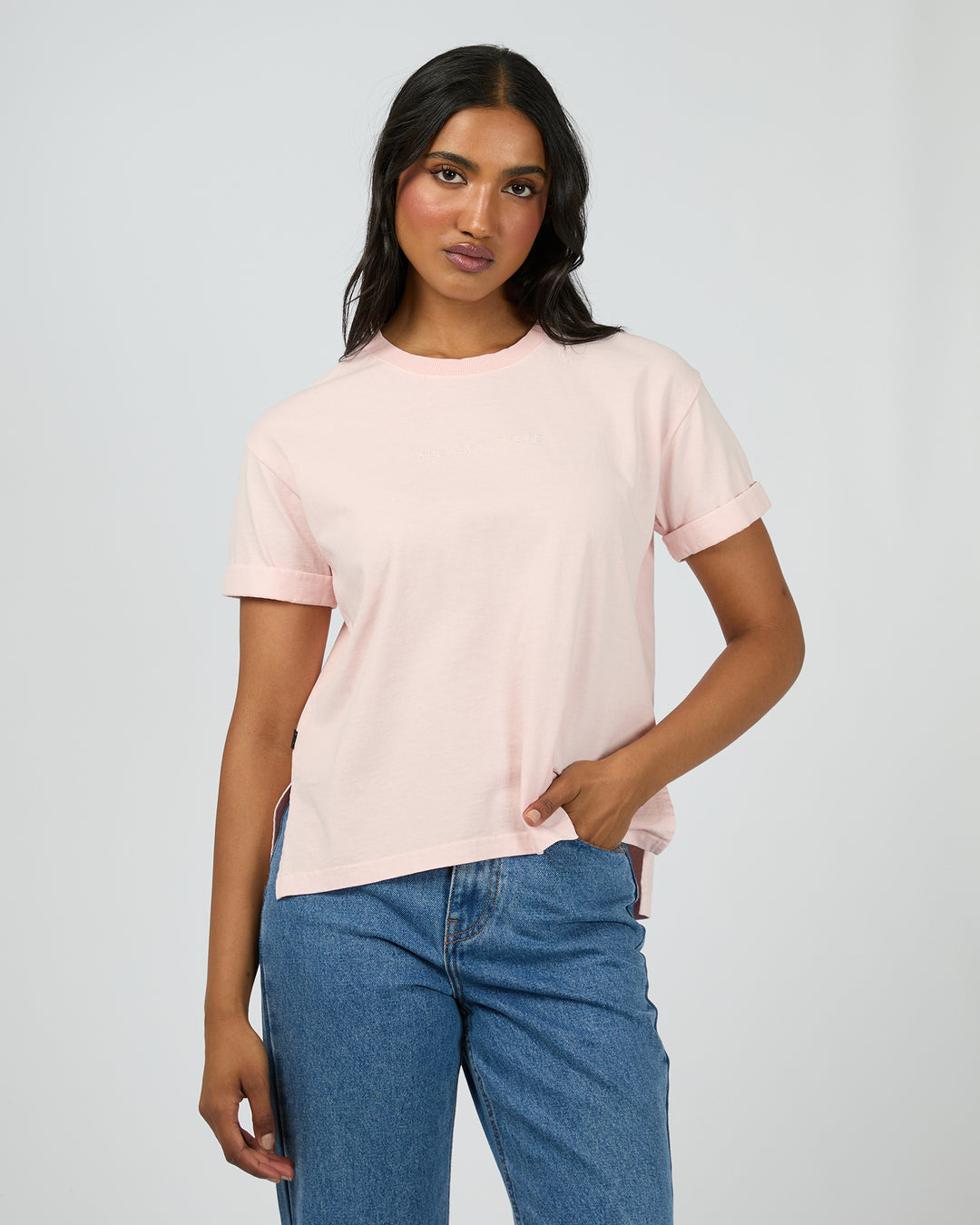 Aae Washed Tee Light Pink