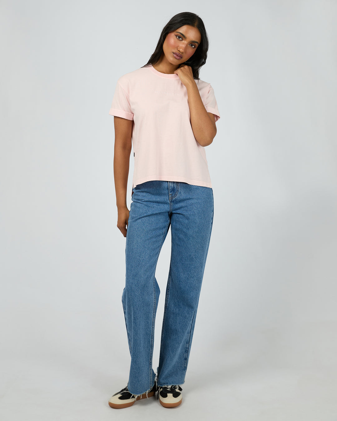 Aae Washed Tee Light Pink