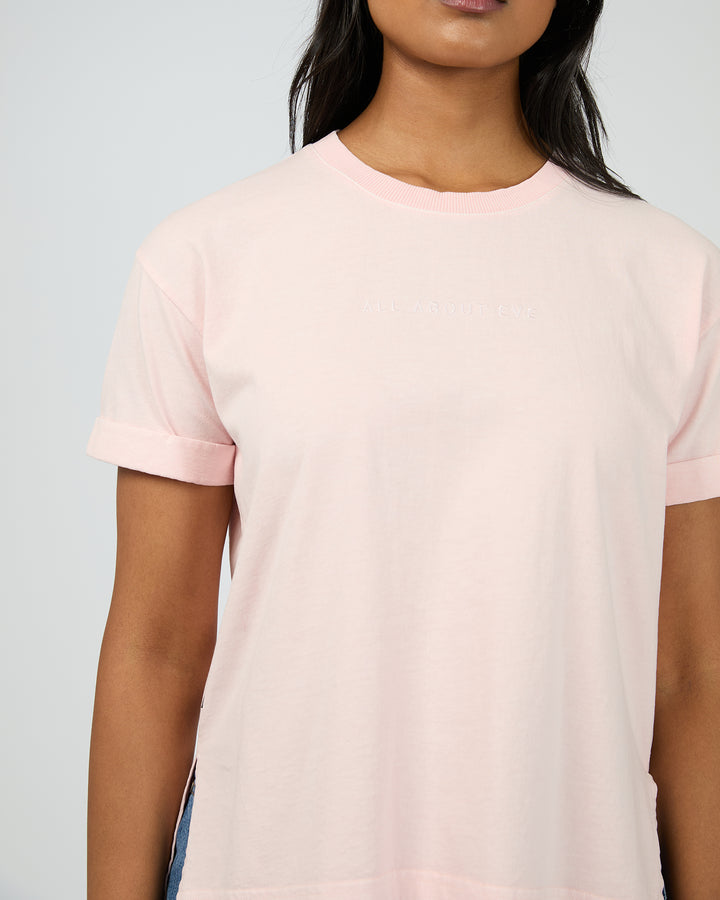 Aae Washed Tee Light Pink