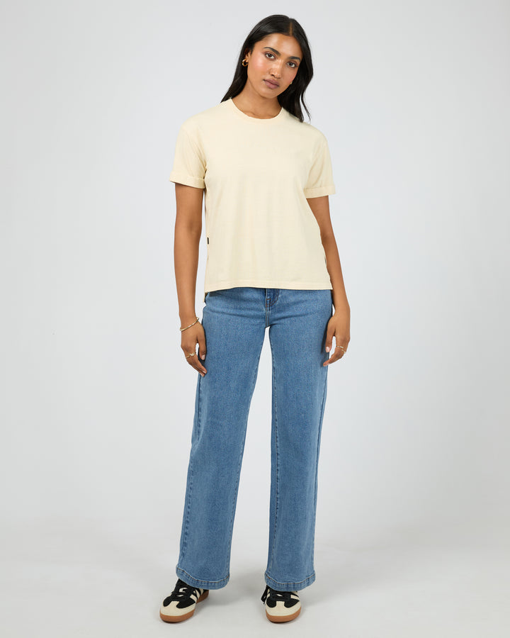 Aae Washed Tee Vanilla
