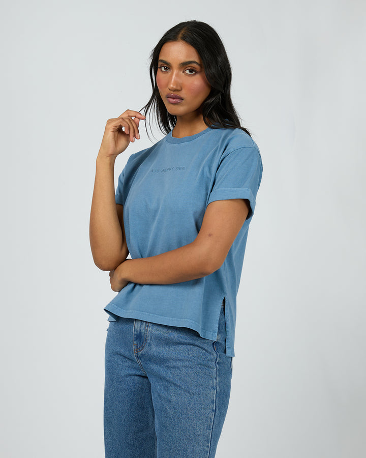 Aae Washed Tee Denim
