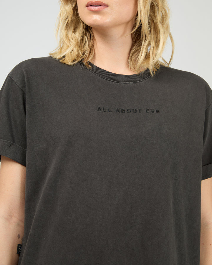 Aae Washed Tee Washed Black