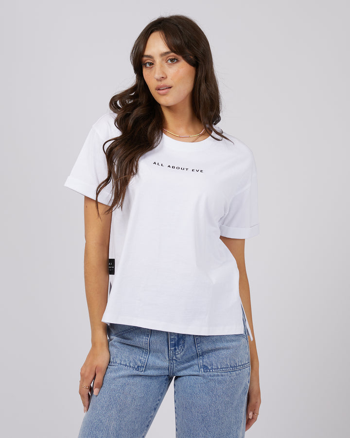 Aae Washed Tee White