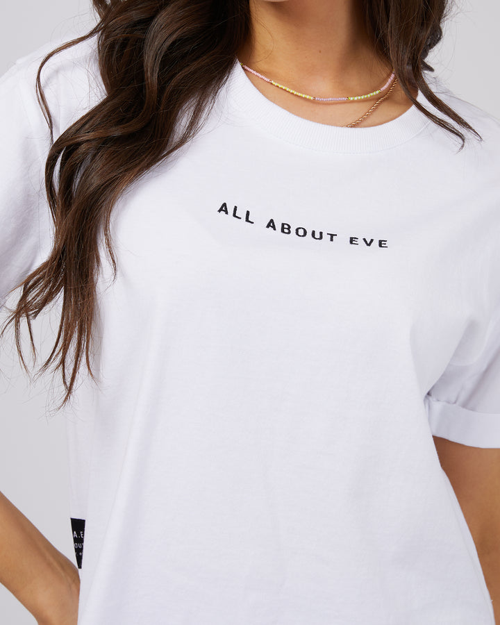 Aae Washed Tee White