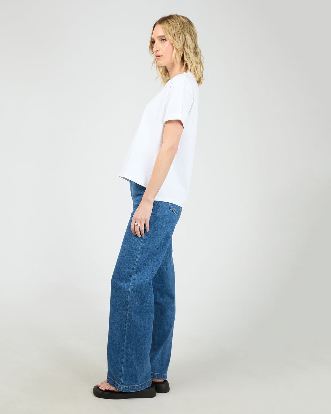 Aae Washed Tee White