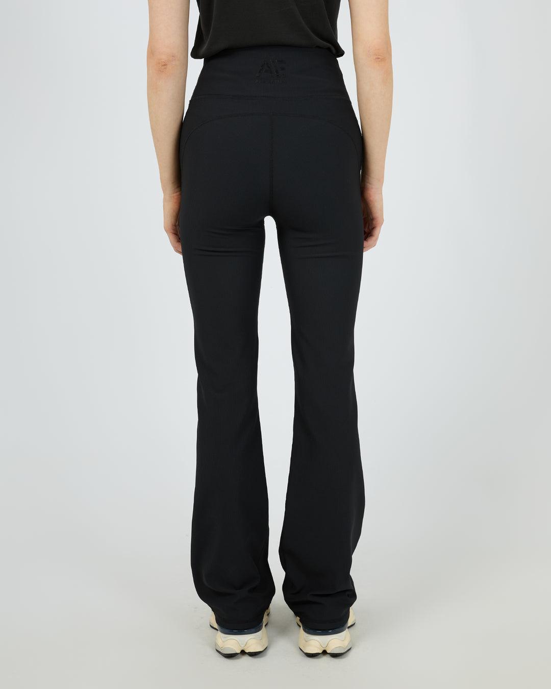 Aae Rib Flare Pants Black