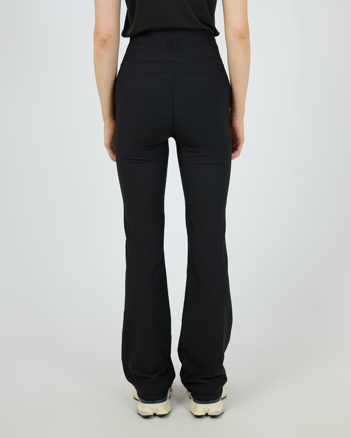 Aae Rib Flare Pants Black