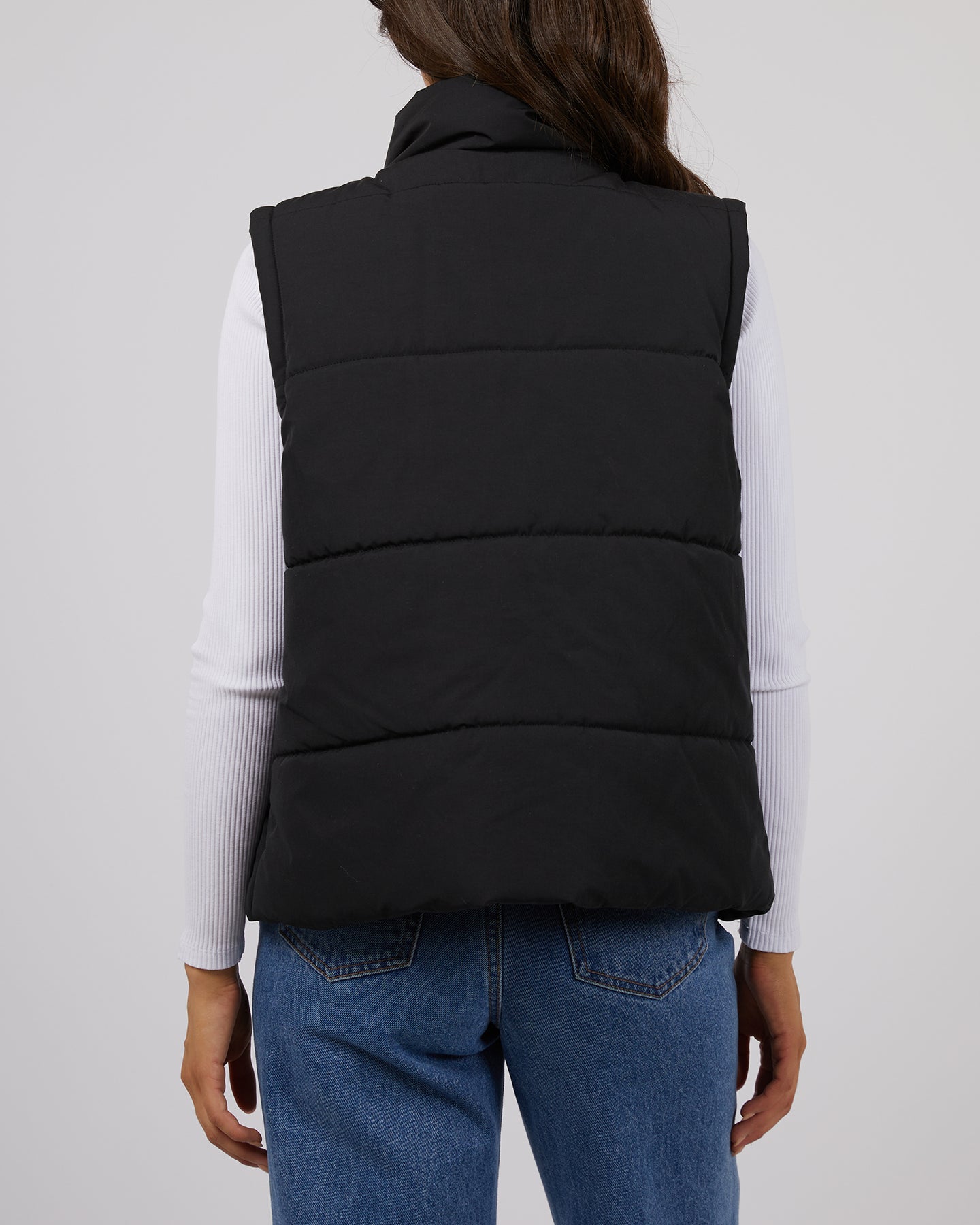 Classic Puffer Vest Black – All About Eve Clothing