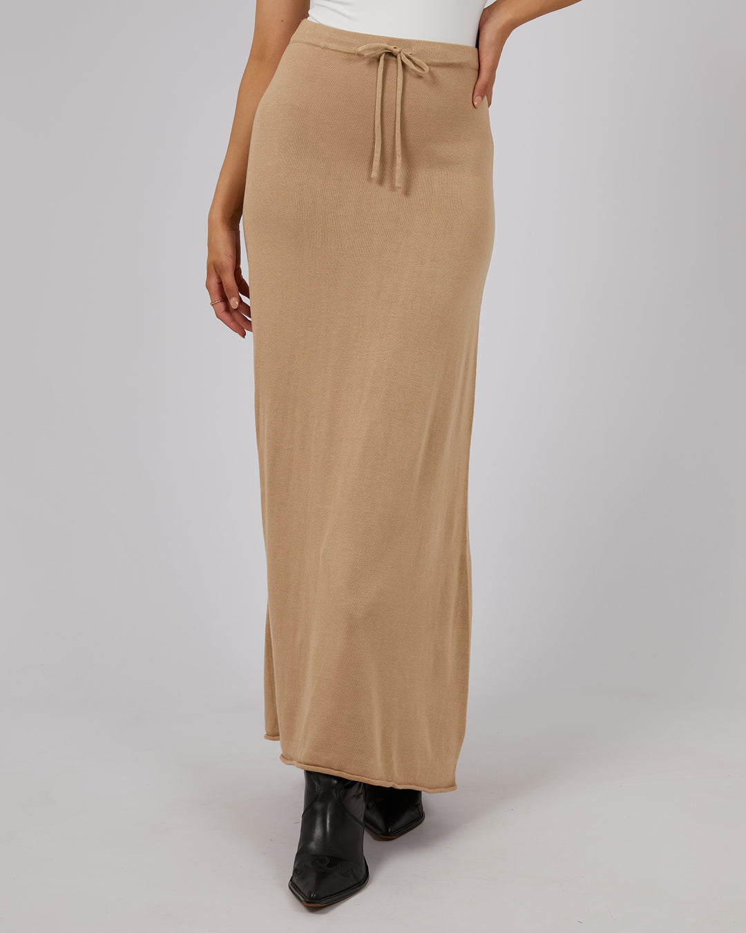 Eve Knit Skirt Oatmeal