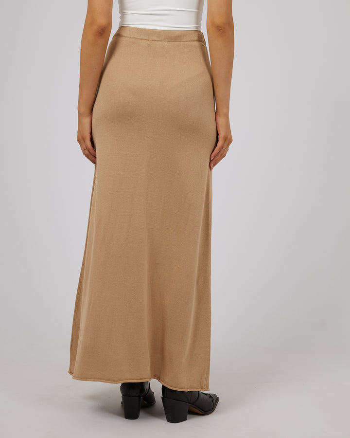 Eve Knit Skirt Oatmeal
