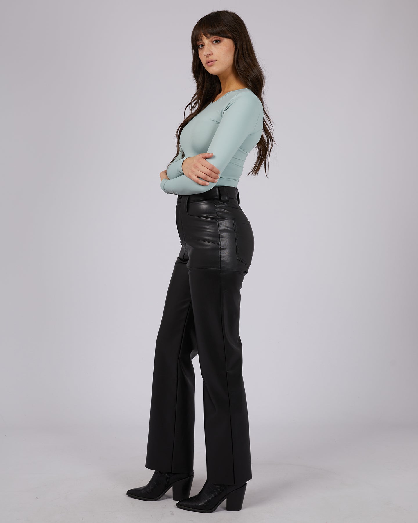 Eve Staple Long Sleeve Sage All About Eve Clothing Eve staple long sleeve sage all about eve clothing