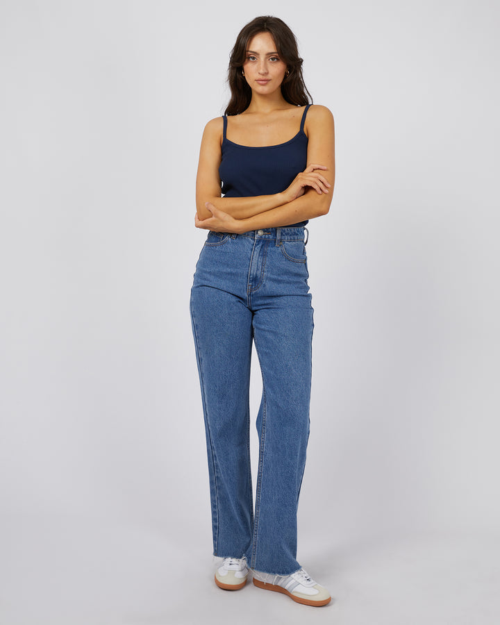 Eve Baby Rib Cami Navy