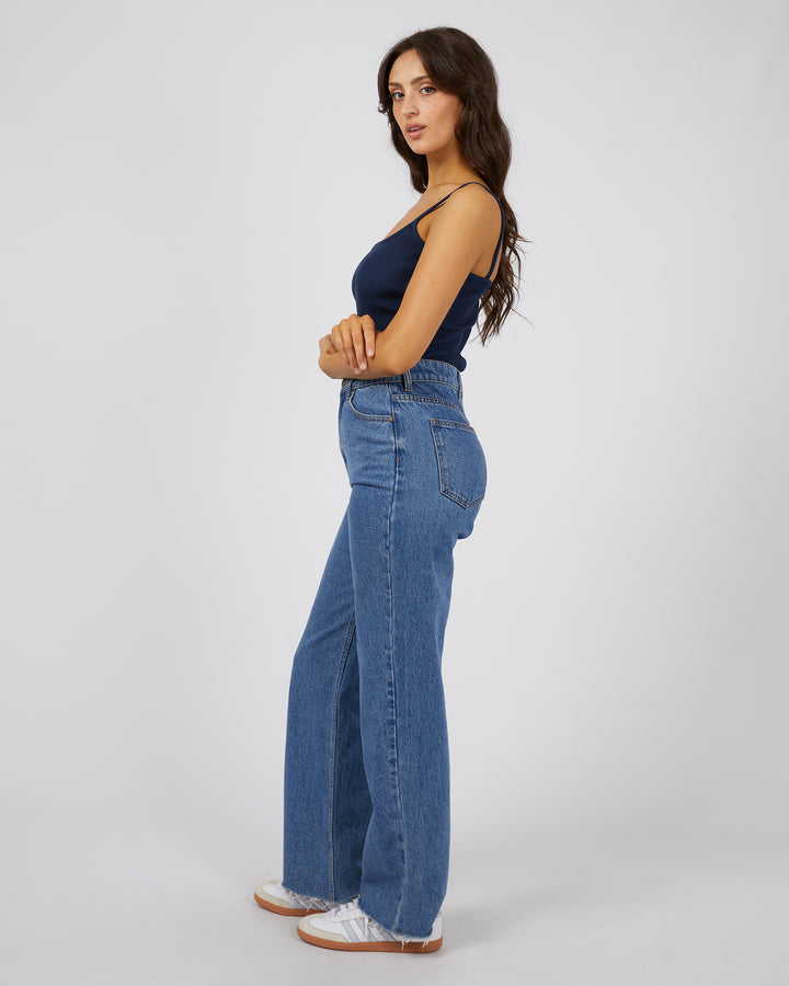 Eve Baby Rib Cami Navy
