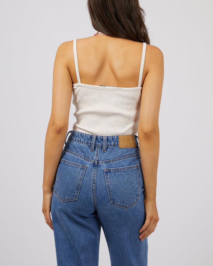 Eve Baby Rib Cami Otmeal