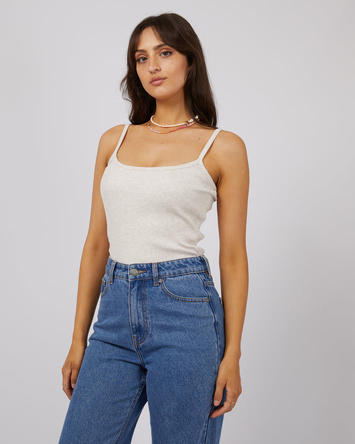 Eve Baby Rib Cami Otmeal