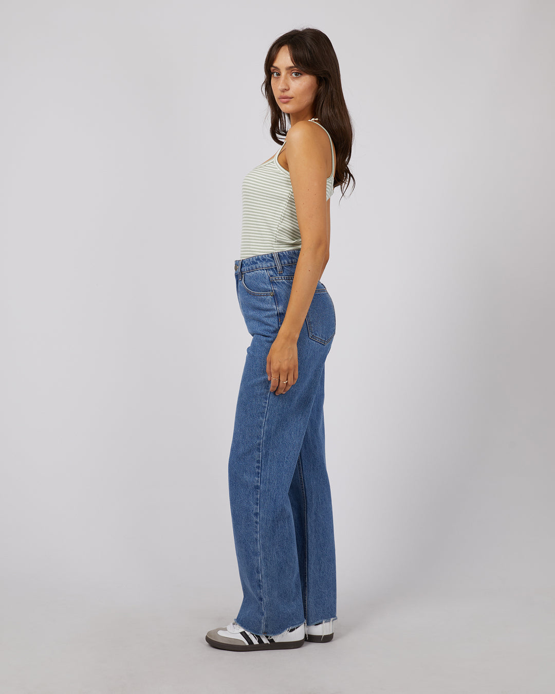 Eve Rib Stripe Cami Surf