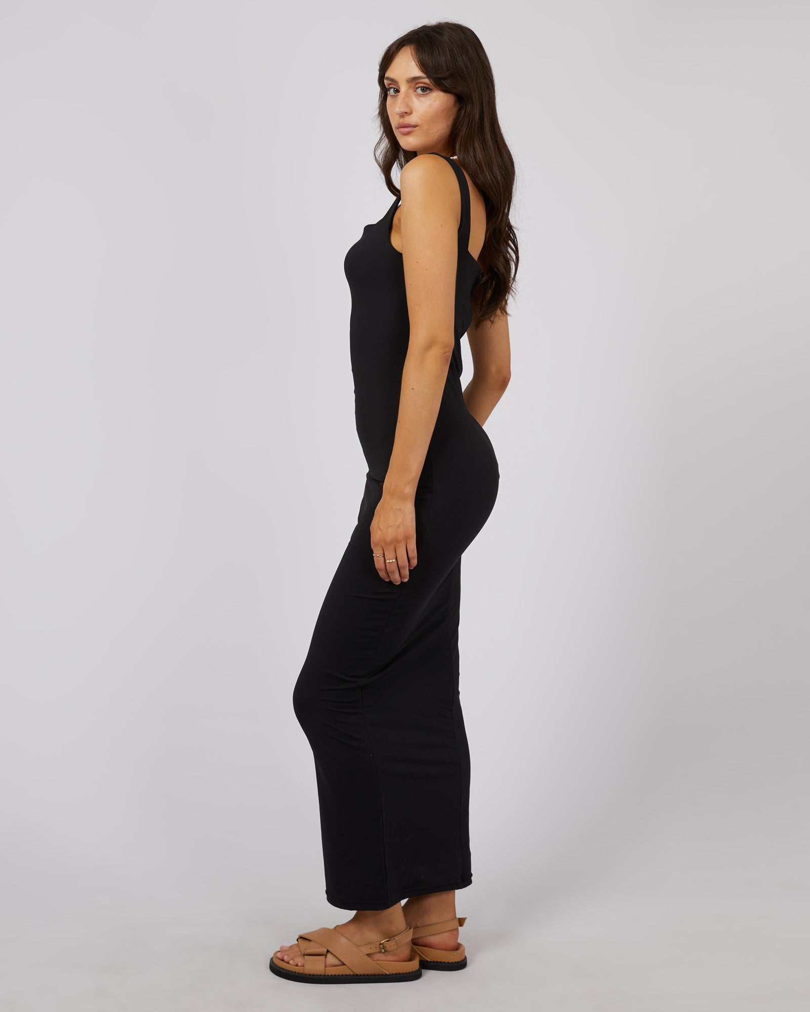 ワンピース ALYSI Women Mid Skirts 105348P5242CB BLACK skirts – Alysi