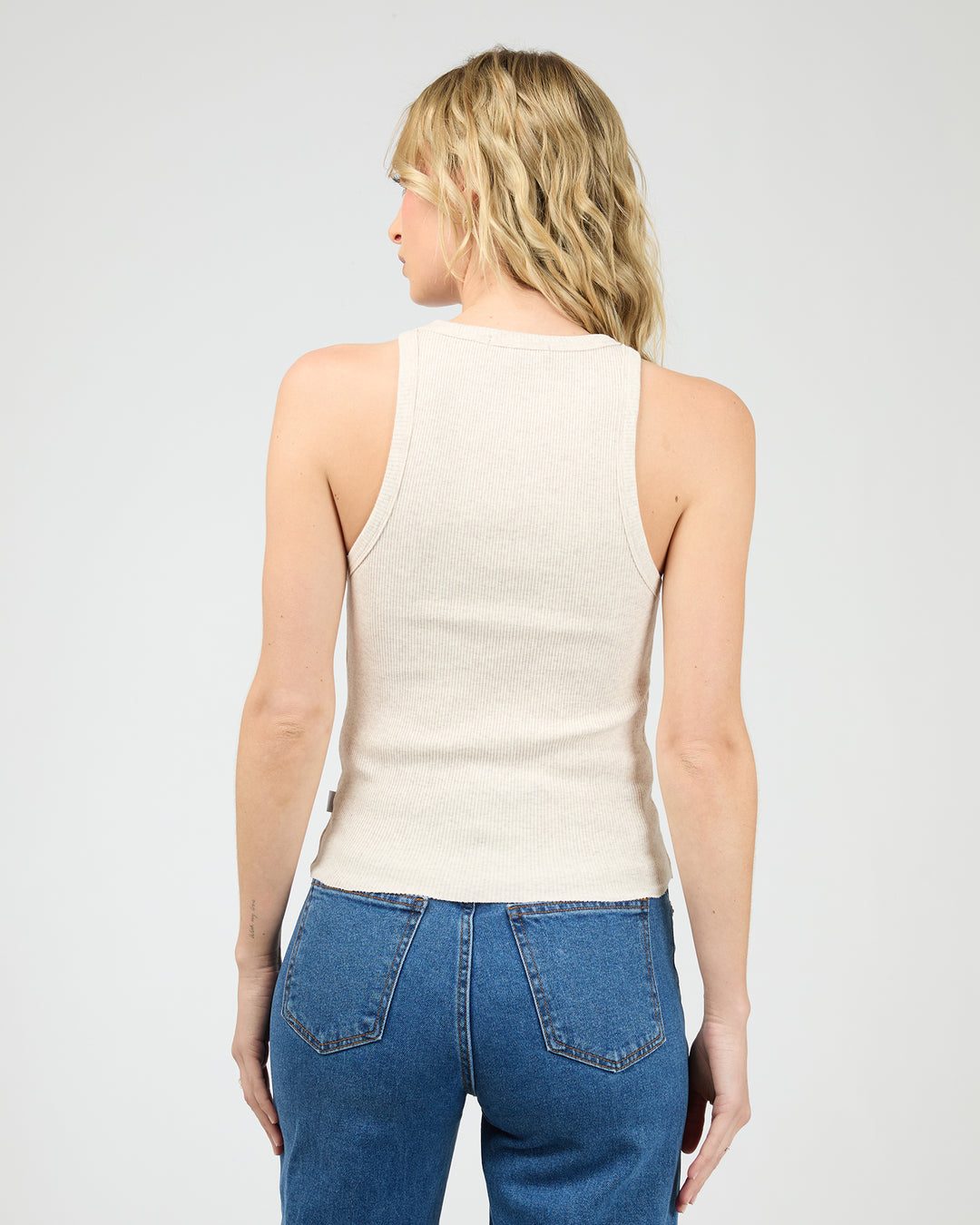 Eve Rib Baby Tank Oatmeal