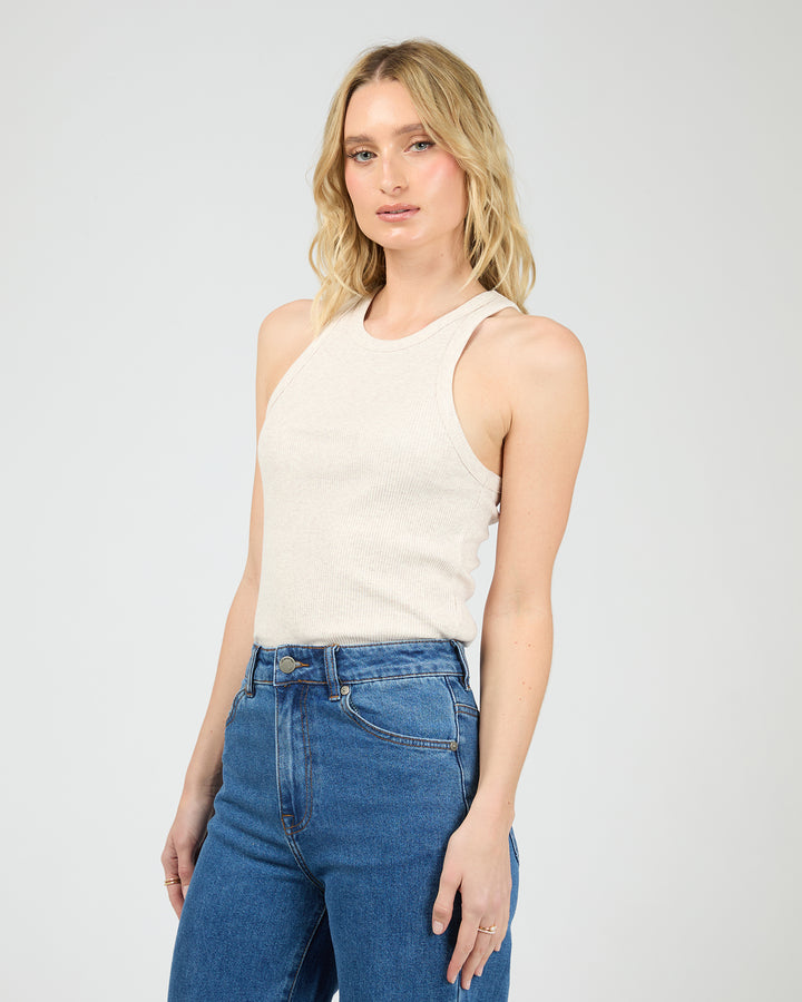 Eve Rib Baby Tank Oatmeal