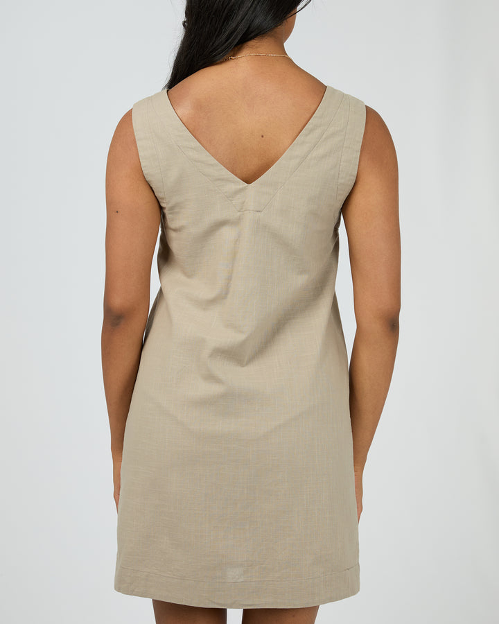 Essential Mini Dress Stone