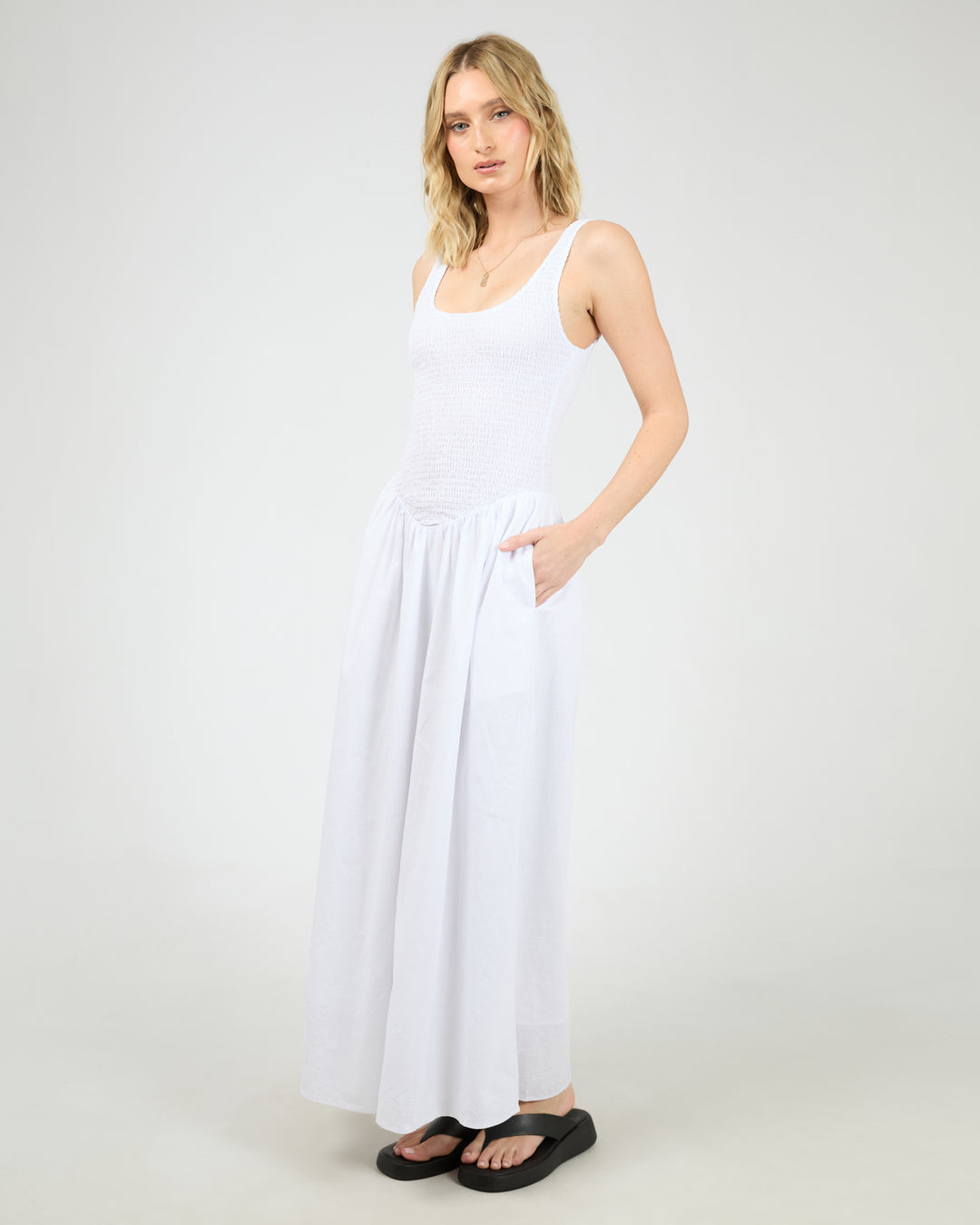Essential Maxi Dress White