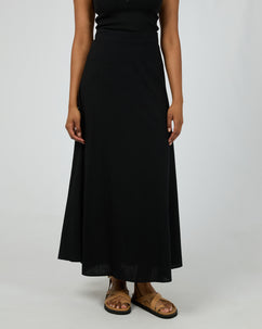 Essential Maxi Skirt Black