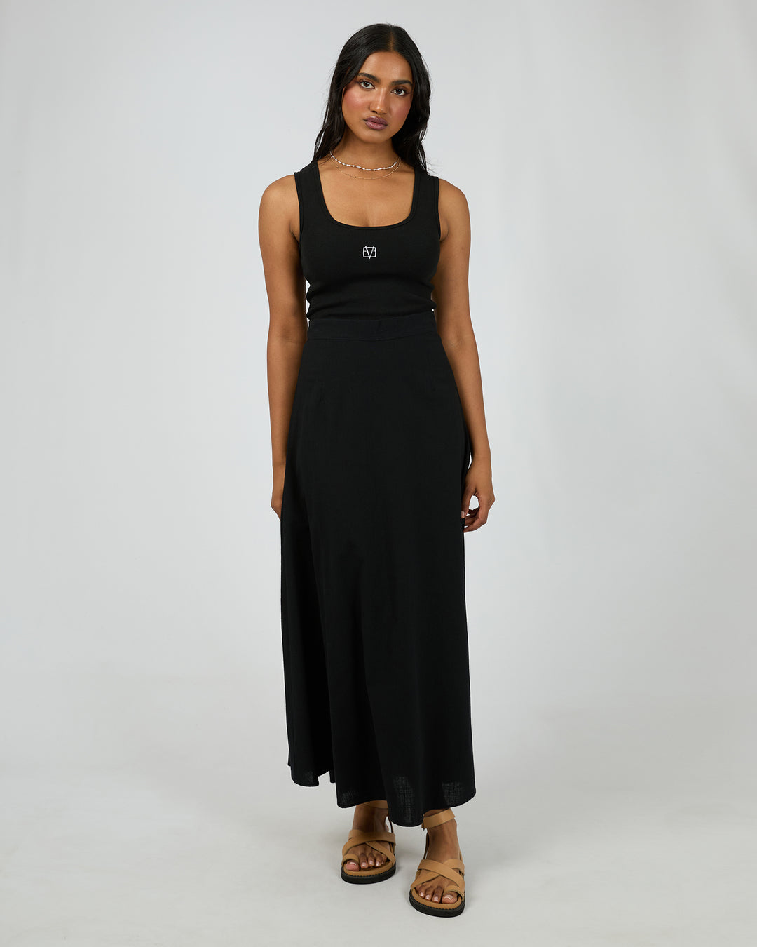 Essential Maxi Skirt Black