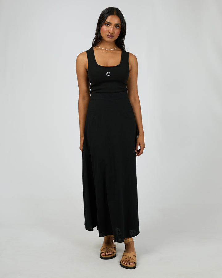 Essential Maxi Skirt Black