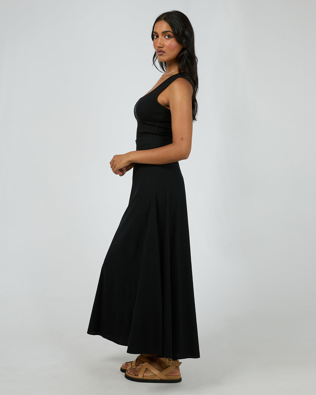 Essential Maxi Skirt Black