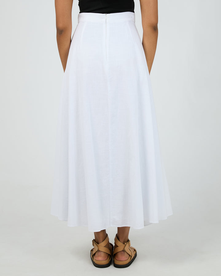 Essential Maxi Skirt White