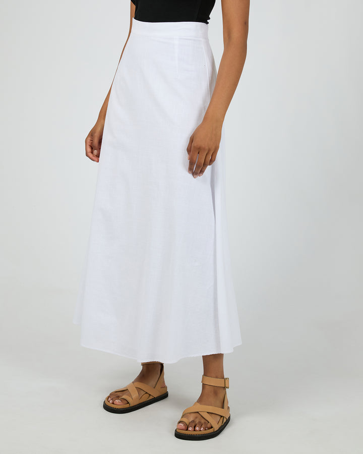 Essential Maxi Skirt White