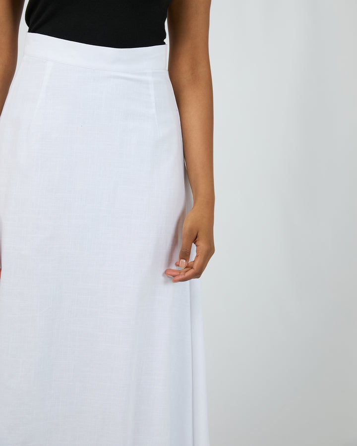Essential Maxi Skirt White