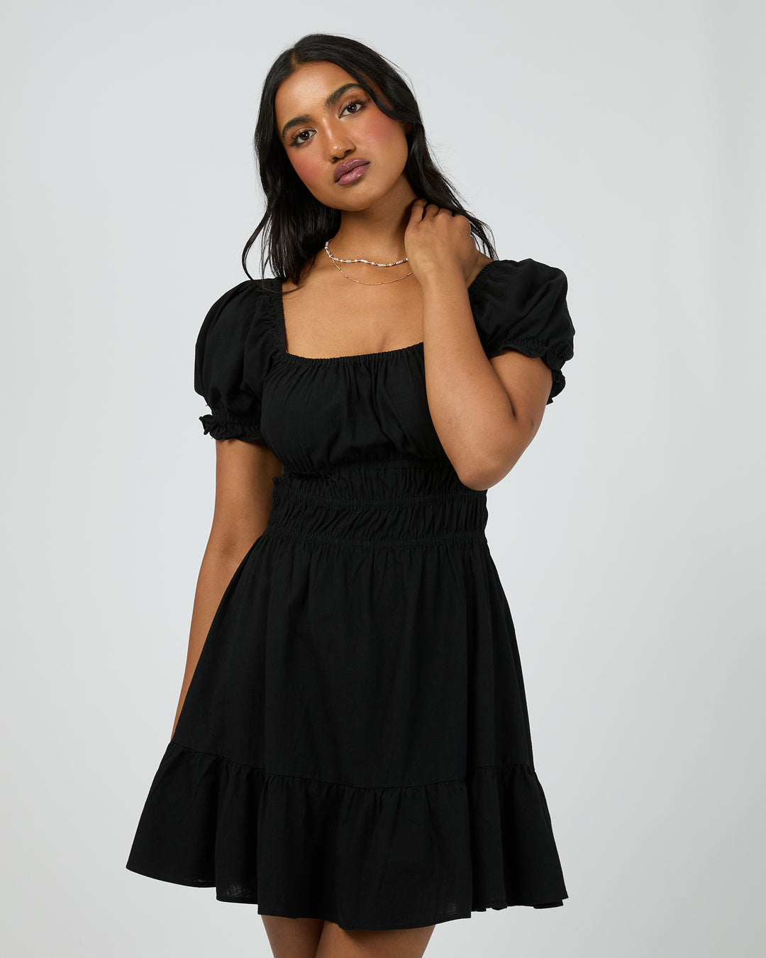 Essential Ss Mini Dress Black All About Eve Clothing Essential Ss Mini Dress Black All About Eve Clothing