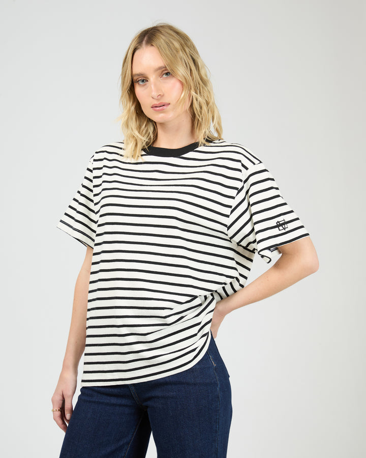 Eve Basic Stripe Tee Stripe