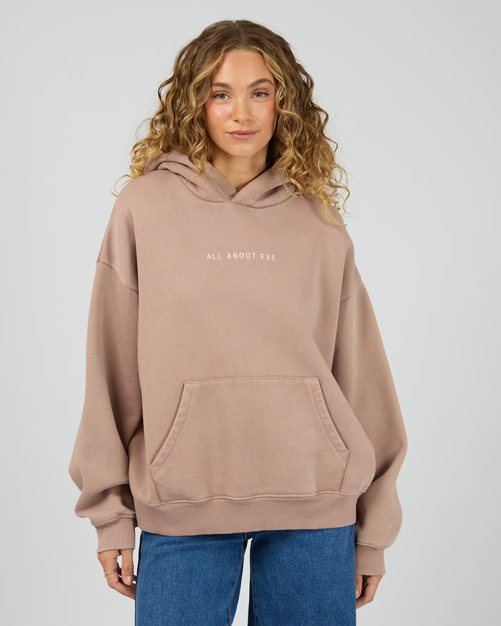 Aae Washed Box Hoodie Fawn