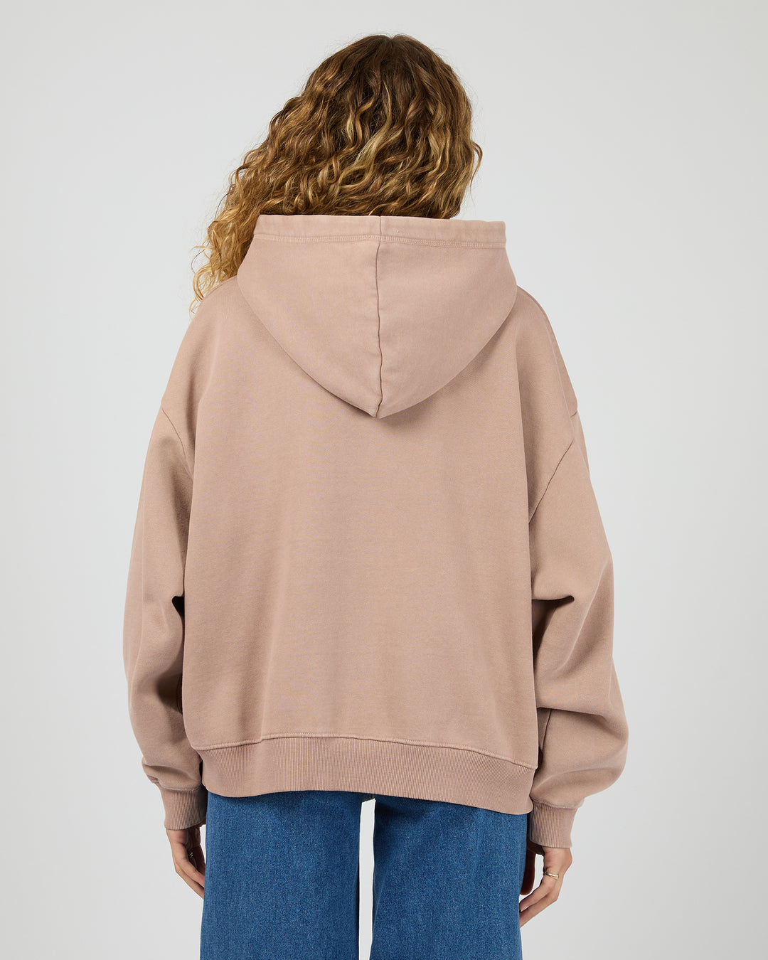 Aae Washed Box Hoodie Fawn