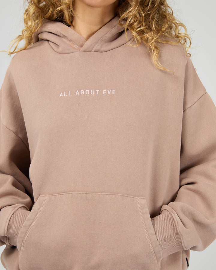 Aae Washed Box Hoodie Fawn