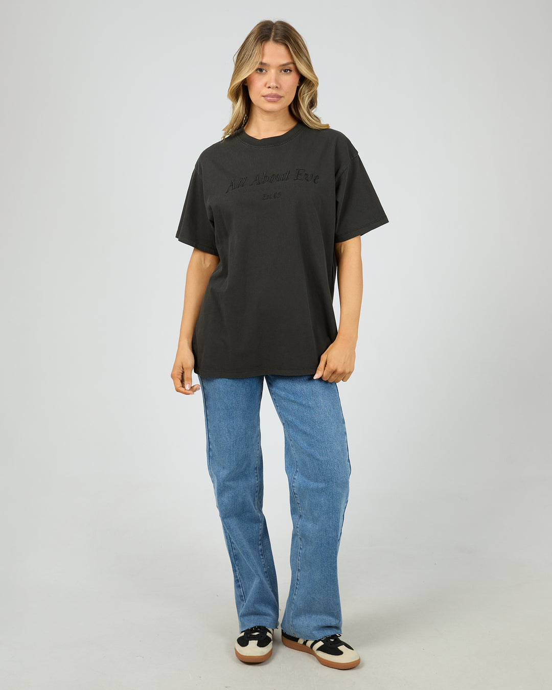 Aae Timeless Tee Washed Black