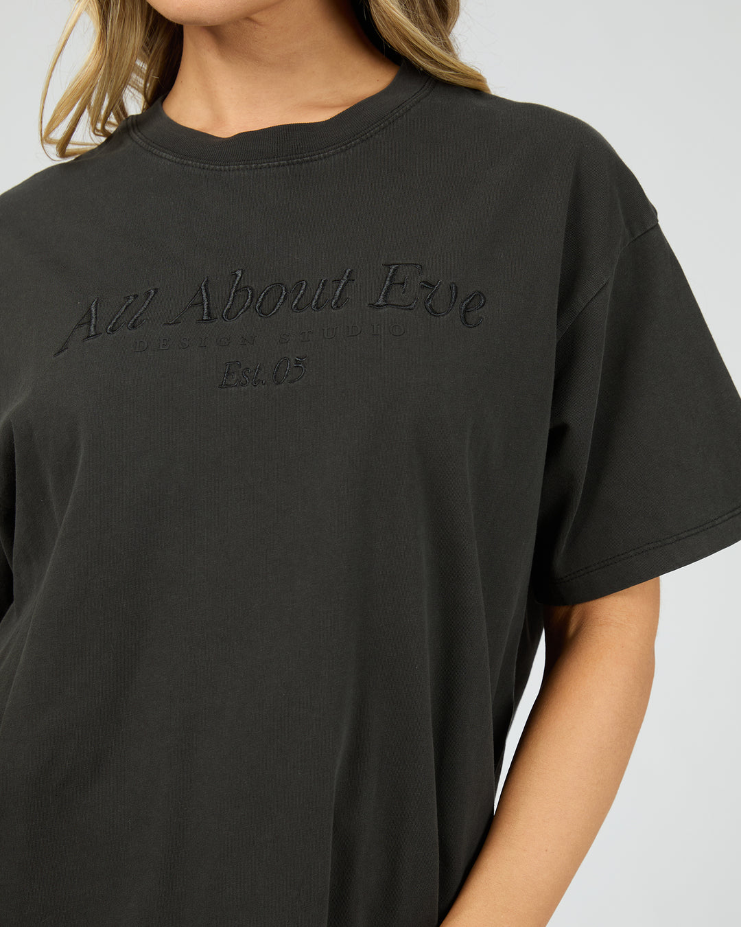 Aae Timeless Tee Washed Black