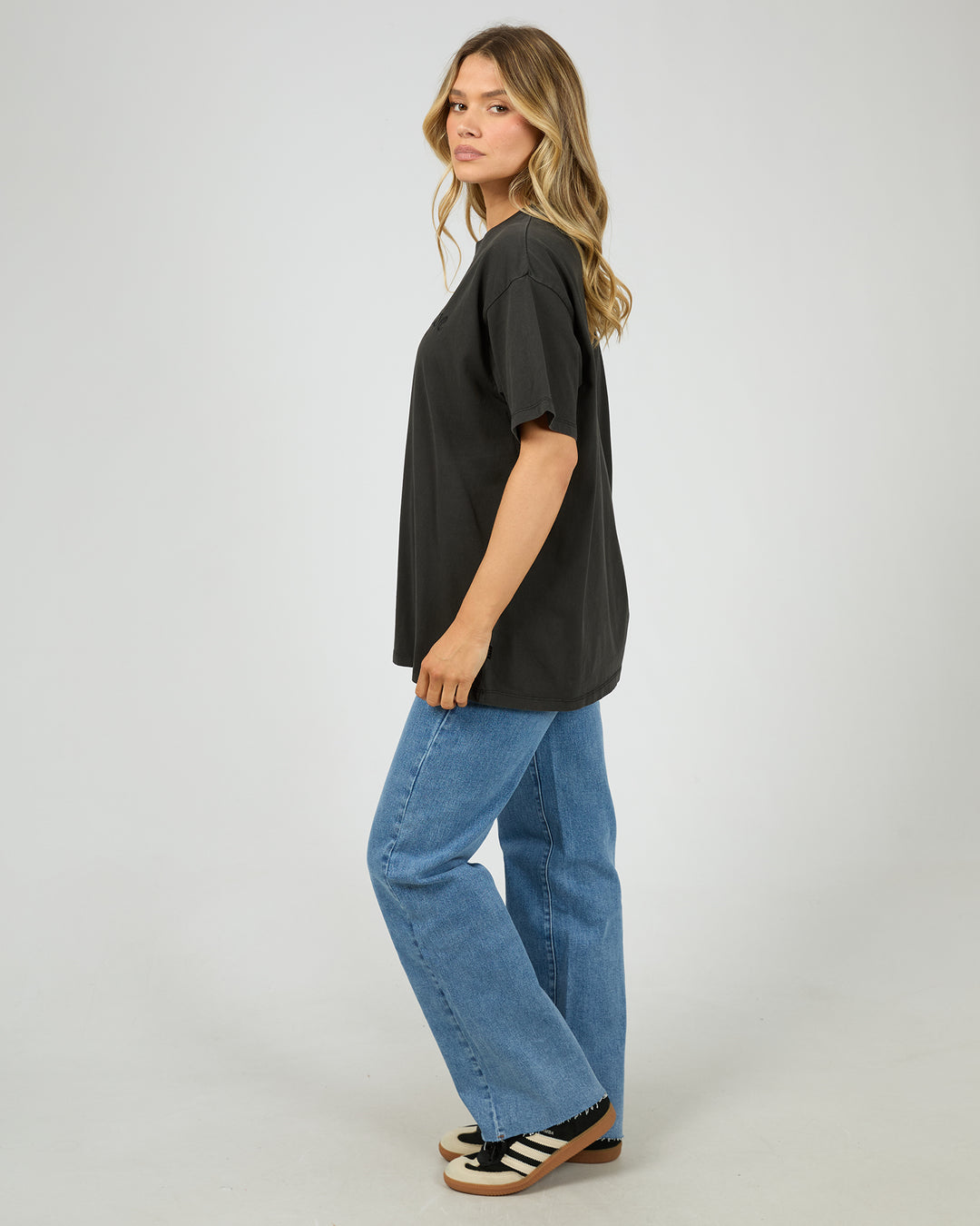 Aae Timeless Tee Washed Black