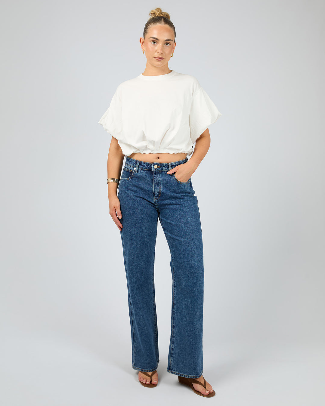 Aae Icon Bubble Tee Vintage White