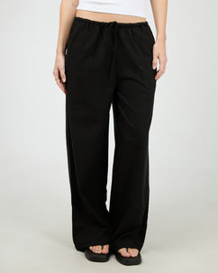 Aae Timeless Drawstring Pant Black
