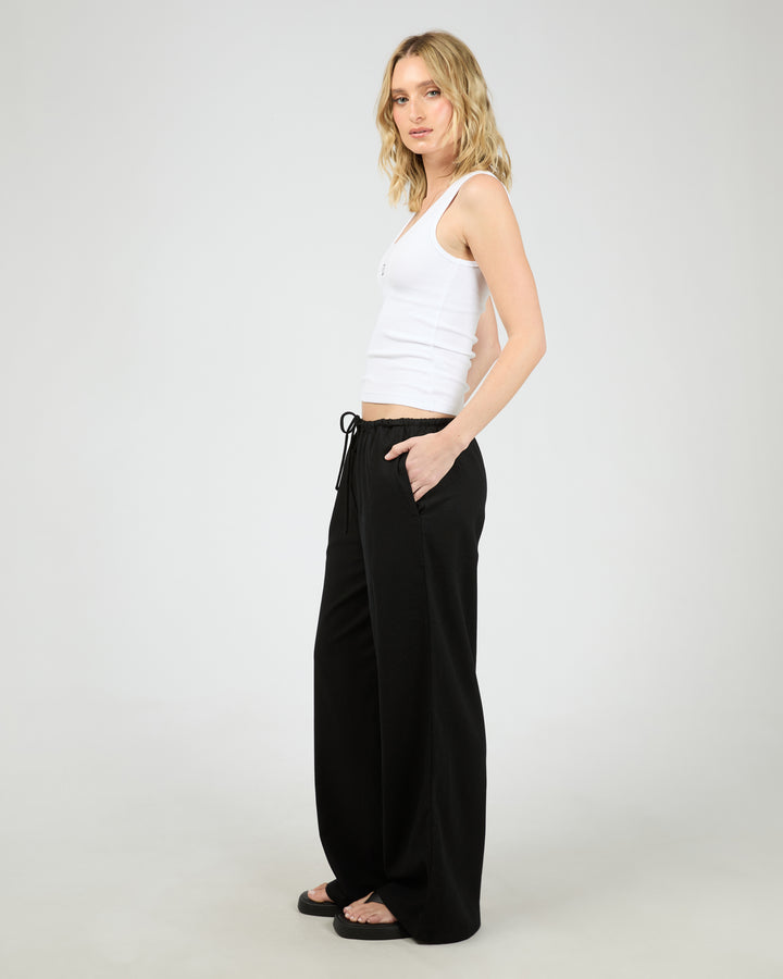 Aae Timeless Drawstring Pant Black